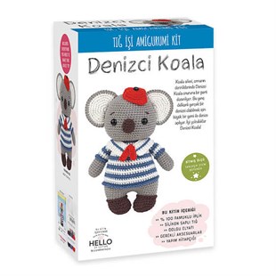Denizci Koala Amigurumi Kit-tekstilland