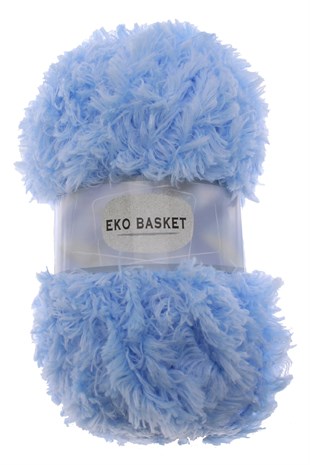 Eko Basket Saçaklı Kadife İp (22517-Mavi)