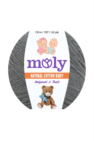 Moly Natural Cotton Baby (101 Açık Gri)-tekstilland