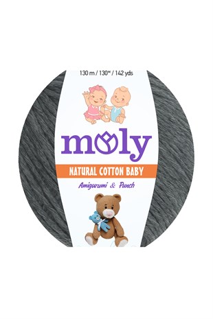 Moly Natural Cotton Baby (103 Gri)-tekstilland
