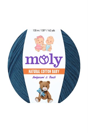 Moly Natural Cotton Baby (105 Mavi)-tekstilland