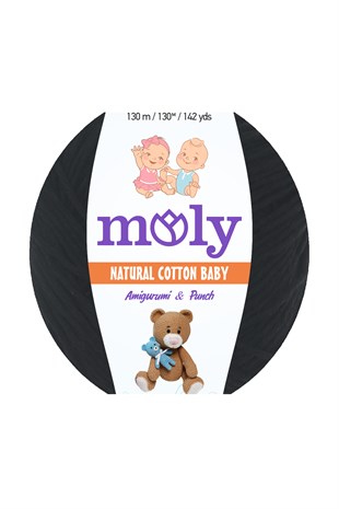 Moly Natural Cotton Baby (106 Siyah)-tekstilland