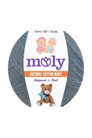 Moly Natural Cotton Baby (201 Bebe Mavi)-tekstilland