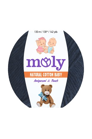 Moly Natural Cotton Baby (204 İndigo)-tekstilland