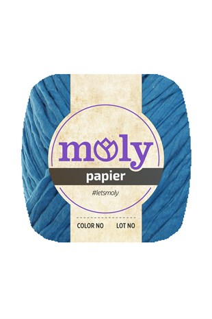Moly Yumuşak Kağıt İp (01 Mavi)-tekstilland